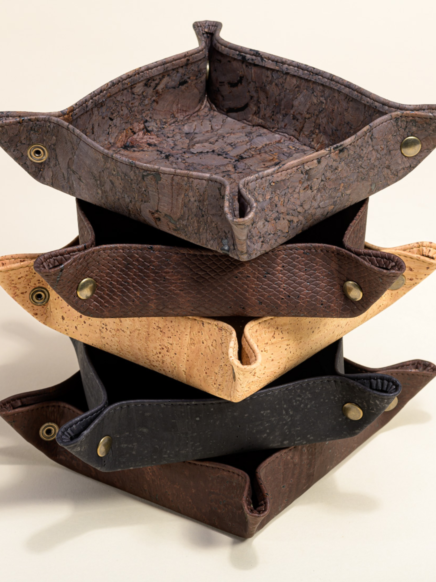 Handcrafted Leather Catch-All Tray for Home or Office Storage and  Organization
