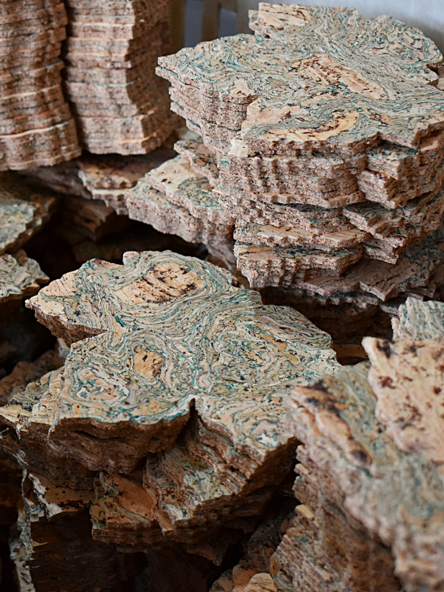 a picture of some rocks on a rock